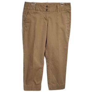 Lands End Khaki Capri's Size 8